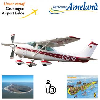 Proefles | Vliegles Cessna 182 Eelde - Ameland - Eelde (eilandvlucht)
